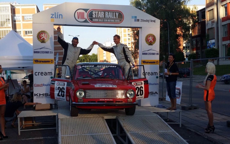 Gyenes - Schmidt rallypáros a 22. Miskolc Rally-n